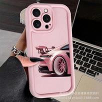 Pink car for Apple 15 mobile phone case iphone12promax set 14/13/11/XR emery 16 iPhone 7