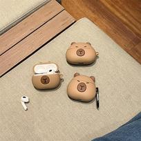 Capybara for AirPods pro2 apple bluetooth wireless 1/2/3 generation earphone cover airpods4 silicone case airpods 1/2 generation