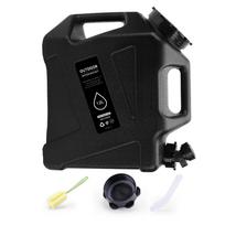 12L Water Storage Jug with Spigot Water Dispenser Carrier Large Capacity Water Storage Tank for Vehicle Car Outdoor Camping juoda