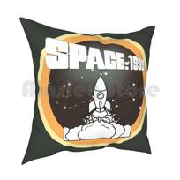 Space  Vintage Style Pillow Case Printed Home Soft Throw Pillow Anderson  Space Space Vintage Retro Tv 30x30cm 12x12in