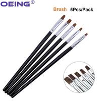5Pcs Dental Silicone Shaping Pen Composite Resin Brush For Adhesive Composite Cement Porcelain Teeth Tools Dentist Sculpture Pen