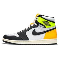 Air Jordan 1 Retro High OG Volt Gold Unisex Sneakers White University-Gold Black 555088-118 42.5