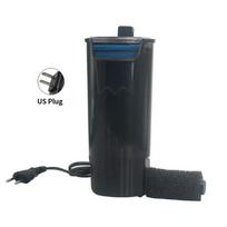 Akvariumo filtras 5W žemo vandens lygio roplių filtras krioklio plastikinis valymo vandens siurblys vėžlio talpykla galingas vandens filtro siurblys