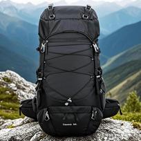 Men'S Hiking Backpack Travel Bag For Camping Mountaineering Trekking Outdoor Sports Backpacks 50L Waterproof Rucksack Bagpacks juoda