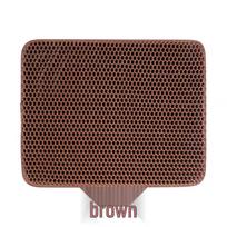 Washable Double Layer Anti-Splash Cat Litter Mat with Elastic Thickened Sand Control 30x30 with Ribbon Edge ruda