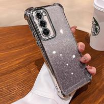 Realme14x dėklas Blizgantis telefono dėklas OPPO Realme 14x 12 14 pro plus C61 C53 C51 Note 50 60 nugarėlė Skaidrus prabangus moteriškas dėklas Realme 14X sidabras