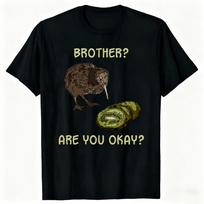 Funny The Kiwi Is Dead T Shirts Summer Graphic Cotton Streetwear Short Sleeve Bird Lover Gifts T-shirt Mens Clothing M