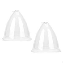 2 Cups 150ml/180ml Breast for ock Lift Body Massage 150ml Clear