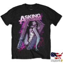 Asking Alexandria Coffin Girl Marškinėliai Visų dydžių S-5XL Unisex Marškinėliai S