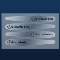 GLC GLB 4/8VNT Skaidri Automobilio Durų Rankenos Puodelio Apsauginė Plėvelė Anti-Scratch Lipdukas Mercedes Benz AMG W108 W203 W204 W210 W21