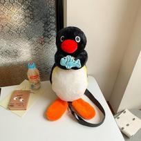 Kawaii Pingvino pliušinis kuprinė Mielas gyvūno minkštas žaislas Graži gimtadienio dovana Madinga kuprinė Mažas pingvinas