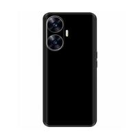 For Realme C55 telefono dėklas Madingas minkštas skystas silikonas Pilna apsauga galinis dangtelis For Realme Narzo N55 dėklas C 55 RMX3710 Fundas Realme Narzo N55 black
