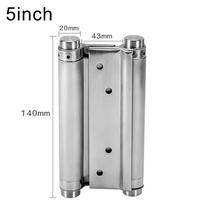 Dvigubos spyruoklės vyris nerūdijančio plieno dvipusis durų vyris automatinis uždarymas durims su numatomu apkrovimu nuo 15 iki 25 kilogramų