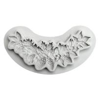 Christmas Silicone Mold Pinecone Fondant Cake Decoration Silicone Mold Hand Made Decorating Leaves Chocolate Candy Kitchenware pilka spalva