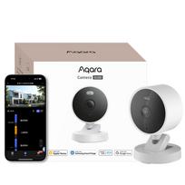 Aqara G100 Smart Security Camera Monitoring IP65 2K Full Night AI Privacy Alexa HomeKit Smartphone Elderly Home White - Entrance/Pet Camera, balta
