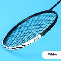 1/5 vnt. Badmintono raketės apsauginė juosta Lipni apsauginė juostelė Raketės galvutės apsauga Sportui Badmintono priedai balta
