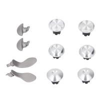 Metal Thumbsticks Stainless Steel Metal Replacement Joystick Thumb Sticks Buttons with Paddles for   Wireless Controller