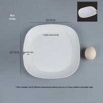 De'ou Starlight 9-inch Square Disposable Plates - 20 Pack