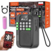 Mini radijas FM kišeninis Bluetooth nešiojamas statybinis virtuvinis baterijomis maitinamas Zenwire Y1