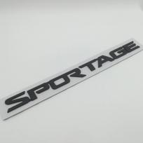 1 vnt. SPORTAGE raidės lipdukas Galinės bagažinės emblema Lipdukas Aukštos kokybės automobilių išorės aksesuarai juoda