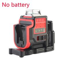 12-Line Green Light Level For DeWalt For Makita/Milwaukee 18V Lithium Battery 16-Line High-Precision Laser Infrared Instrument