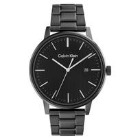 CALVIN KLEIN TIMELESS timeless series watch quartz movement steel strap 43mm bla dial men's watch waterproof 25200057 juoda