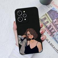 Dėklas skirtas Xiaomi Redmi 9A 9C 10C 12C A1 A2 Plus K60 K40 K50 Madingi moteriški telefonų krepšiai berniukui Mergaitei Skysti minkšti silikoniniai matiniai apsauginiai Redmi buferiams Redmi 4A