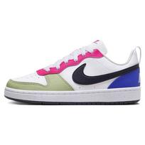 Nike Court Borough Low Recraft GS Honeydew Pink Ultramarine Kids Sneakers Multi-Color White Fierce-Pink DV5456-108 38.5 white