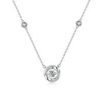 Mobius Smart Necklace Women's Simple Light Luxury Stainless Steel Beating Heart Clavicle Chain