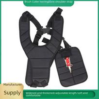 Dviejų pečių dirželių kuprinė krūmapjovei ir vejapjovei Herringbone Backpack juoda