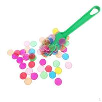 Bingo Chip Set - 100 Colorful Chips Included Wand with 100 Chips