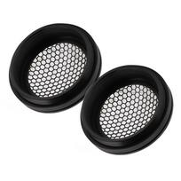 2Pcs Round Car Speaker Cover Metal Mesh Subwoofer Guard Durable Speaker Grill  Car Audio juoda