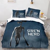 Siren Head Patalynės Komplektas Antklodės Užvalkalas Pagalvės Užvalkalas Viengulis Karališko Dydžio Vaikams Suaugusiems Berniukams Mergaitėms Namų Tekstilė 135X200cm-2pcs