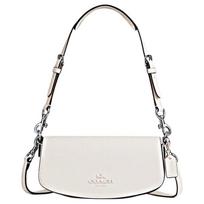 Rankinė ant peties/per kūną Coach Andrea 21, vienspalvis logotipas, odinė, maža, moteriška, balta CT757-SVHA Basic Set (Bag+Dust Bag)
