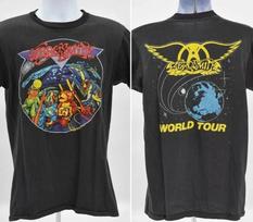 Aerosmith Concert Tour TShirt 2 sided Black Short sleeve tee vtg S5XL Unisex T-Shirt Graphic Tee M