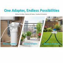 Multi Application 12 Inch Thread to 14 38 Tube RO Water Adapter Ball Valve for Tap and Drinking Filter System A1