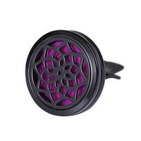 Refillable Car Air Freshener Smell Perfume Diffuser Clip Auto Vent Essential Oil Stainless Steel Locket Interior Accessories ZHXCZ268