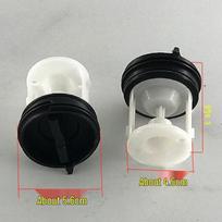 Automatic Washing Machine Drain Pump Plug & Filter Cover gray