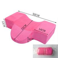 Memory Foam Eyelash Pillow Butterfly Shape Ergonomic Curve Neck Support Pillow Eyelid Support Cushion Comfortable rožinė raudona spalva
