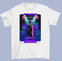 The Depeche Mode Tour 2026 Gift For Fan All Size S to 5XL White T-shirt XXL blue