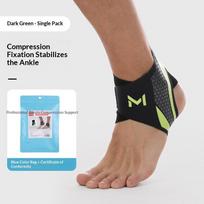 Ultra-thin Ankle Brace Strap Compression Stabilizes Tendons Motion Ankle Fixation Brace Prevents Ankle Sprains žalia