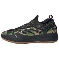 BAPE x adidas Dame 9 Juodi Žali Unisex Sportbačiai Core-Black JH6358 42 gray