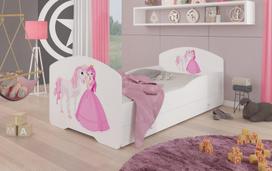 Vaikiška lova Pepe Princess and horse, 70x140 cm, įvairių spalvų