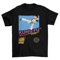 Kung Fu NES Cover T-Shirt Unisex Cotton Adult Funny Video Game Karate Fight New XL