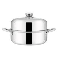 Adneny 28cm Stainless Steel Multi-Function Steamer Pot