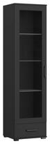 Vitrina ADRK Furniture Frazio, juoda