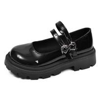 Girls' leather shoes2026New Spring and Autumn Children's Performance Shoes, Black Dance Shoes, Princess Shoes for Older Girls 26-31Take a photo with on juoda