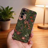 William Morris Black Cover Phone Case For Samsung S26,S25,S24,S21,S22,S23,S30,Ultra,S20,Plus,Fe,Lite,5G Samsung S205G brown