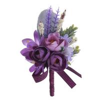 Vestuvių gėlės boutonniere jaunikio, pabrolių, riešo puošmena nuotakos, pamergių, atlapo gėlių vakarėlio dekoravimo aksesuarai Corsage