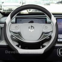 Car Steering Wheel Cover For Leapmotor B10 C10 2025 2026 Leather Anti slip D-type Auto Steering Wheel Leapmotor B10 Accessories --D Type--white